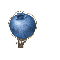 Wine Blueberry Sticker by Oliver Winery