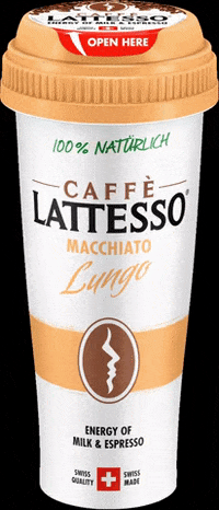 Lattesso coffee natural kaffee macchiato GIF
