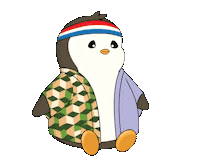 Happy Text Sticker by Pudgy Penguins
