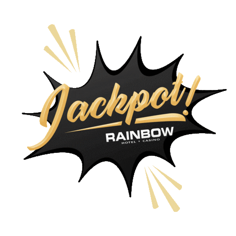 resortsatwendover giphyupload rainbow casino jackpot Sticker
