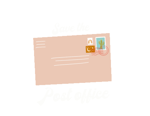 Save Post Office Sticker by Lauren Fox