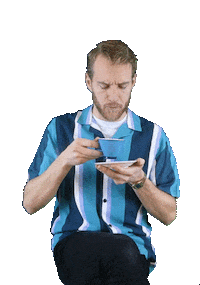 Coffee Drinking Sticker by Kabel och Kaffe