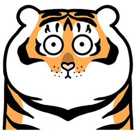 Tiger Wow GIF by Bu2ma