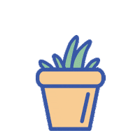 plant STICKER by Bow & Drape