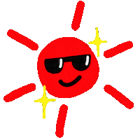 Sun Sunglasses Sticker