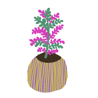 Flower Plants Sticker by Ezra W. Smith