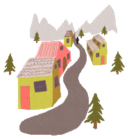 Walk Street Sticker by Ezra W. Smith