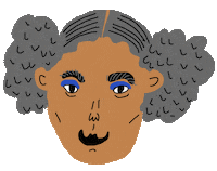 Girl Woman Sticker by Ezra W. Smith