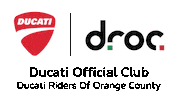 Droc Sticker by Ducati Riders of Orange County