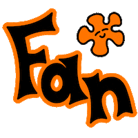 Pink Orange Sticker