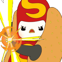 Finish Him Hot Dog GIF by Pudgy Penguins