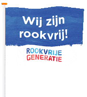 RookvrijeGeneratie kids flag healthy children Sticker
