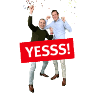 Makelaar Celebrating Sticker by Gifjes van Reinders