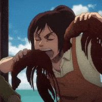 Attack On Titan Eating GIF