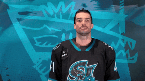 Get Loud Hockey GIF by San Jose Barracuda