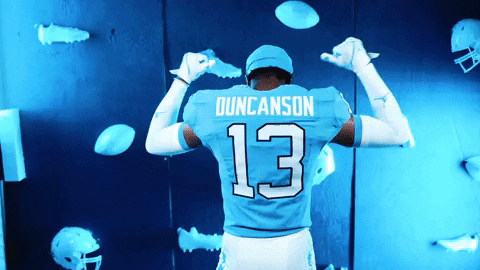 North Carolina Football GIF by UNC Tar Heels