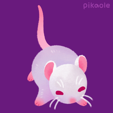 Scared Mouse GIF by pikaole