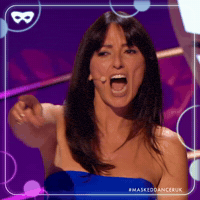 Hands Up Point GIF by The Masked Singer UK & The Masked Dancer UK