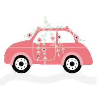 Carro Sticker by Lemon Paper Design