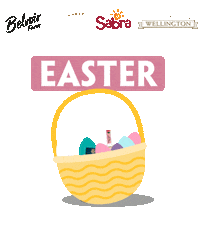 Wellington Easter Basket Sticker by Reese Specialty Foods