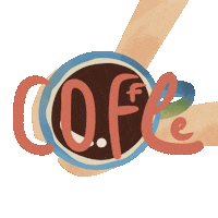 Syapirahh drink cofee syapirah syapirahh Sticker