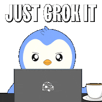 Coding Artificial Intelligence Sticker by Pudgy Penguins