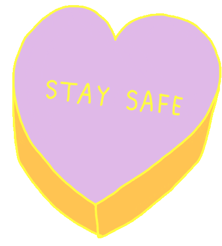 Message Stay Safe Sticker
