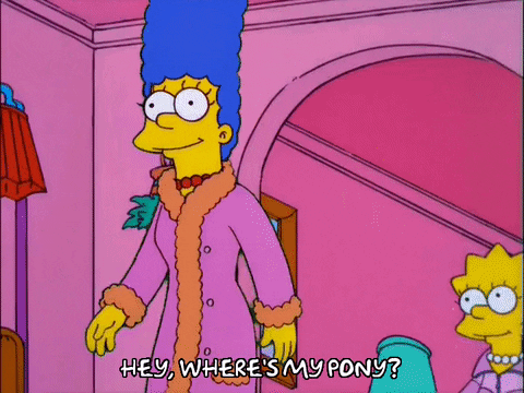 happy marge simpson GIF