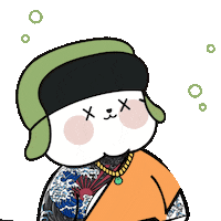 Drunk Bear Sticker by Kanpai Pandas