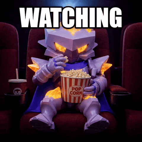 Movie Time Popcorn GIF by Super Studios (Community)