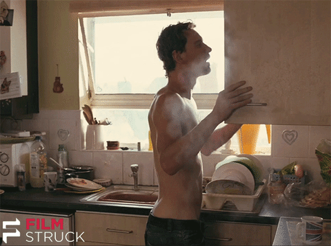 michael fassbender shirtless dude GIF by FilmStruck