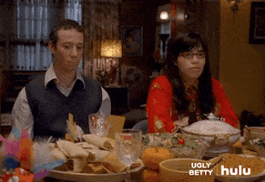can't catch ugly betty GIF by HULU