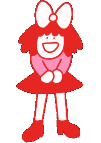 Angry Pink Sticker by Ruppert Tellac