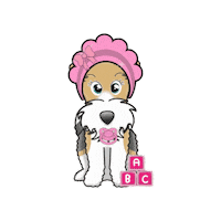 Wire Fox Terrier Baby Sticker