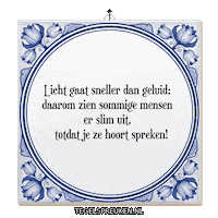 Spreuk Troost Sticker by Tegelspreuken.nl