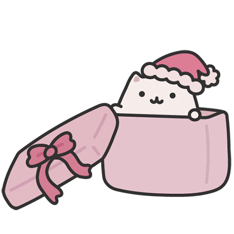 Cat Christmas Sticker