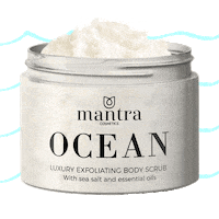 ocean scrub Sticker by Mantra Cosmetics