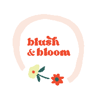 Blushandbloom flowers toronto blush bloom Sticker