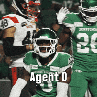 Green And White Win GIF by Saskatchewan Roughriders
