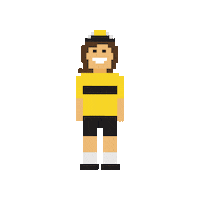 Dance 8Bit Sticker by Cikkel Copenhagen