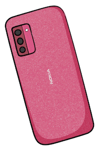 hmd_global nokia hmd pink phone barbie phone Sticker