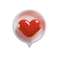 Heart Love Sticker by HELPNOFEED
