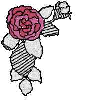 Illustration Flower Sticker