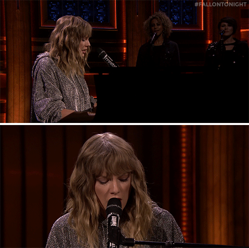 taylor swift nbc GIF by The Tonight Show Starring Jimmy Fallon