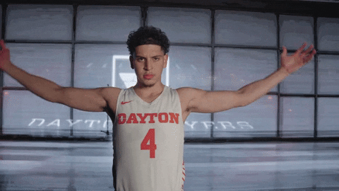 Mens Basketball Sport GIF by Dayton Flyers