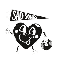 Emo Sad Songs Sticker