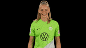 Happy Goal GIF by VfL Wolfsburg