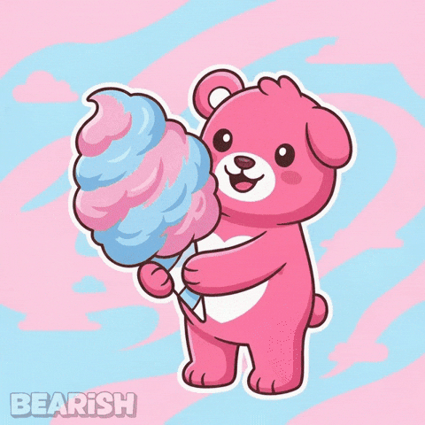 Happy Cotton Candy GIF by BEARISH