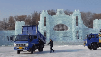 Spectacular Snow Sculptures on Display at Harbin Ice Festival