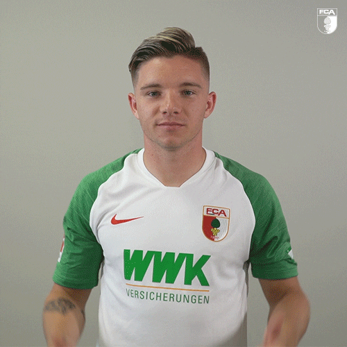 Football Thumbs Up GIF by FC Augsburg 1907